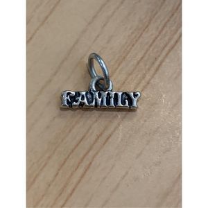 .925 Family Sterling Silver Jewelry Charm #love #heritage